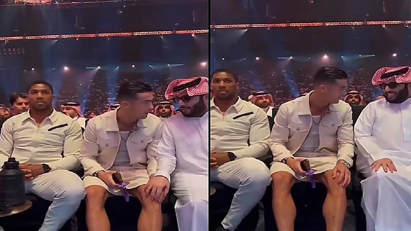 تركي آل الشيخ يمازح رونالدو بشأن مباراة الهلال .. فيديو