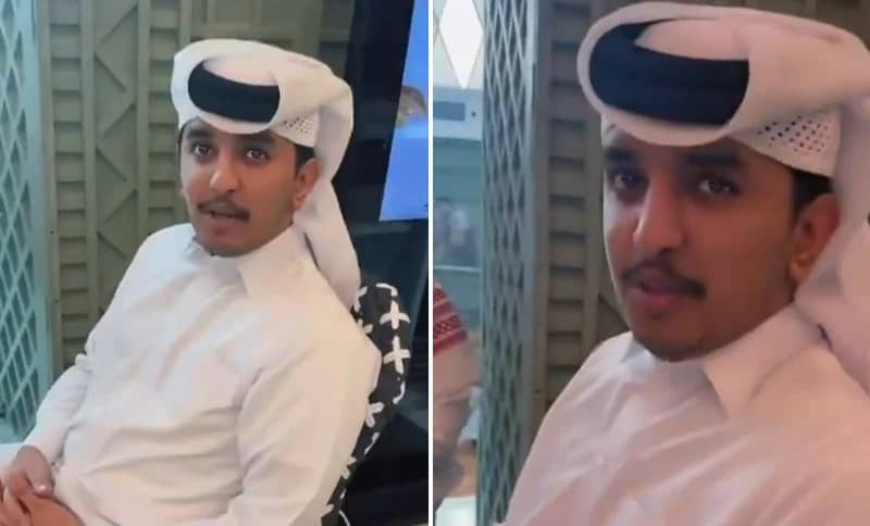 ردة فعل شاب بعدما حاول أصدقائه إقناعه بشراء هاتف ذكي .. فيديو