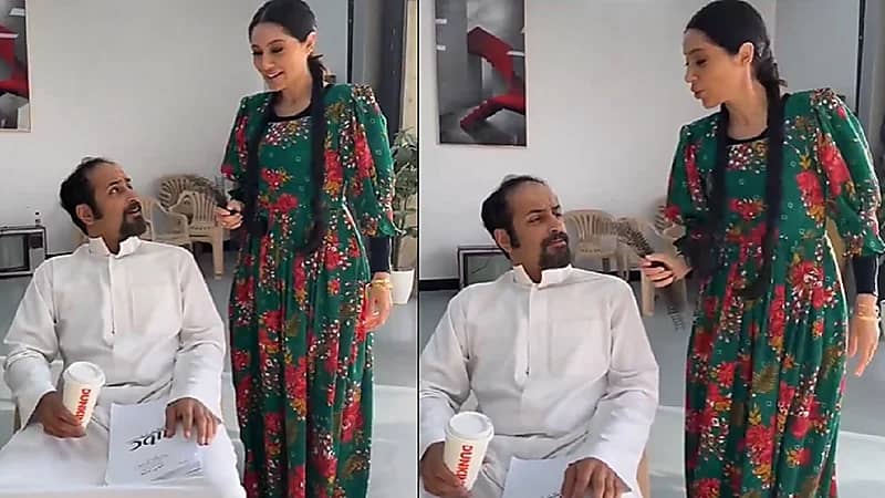 طرافة إلهام علي مع خالد صقر في كواليس شارع الأعشى.. فيديو