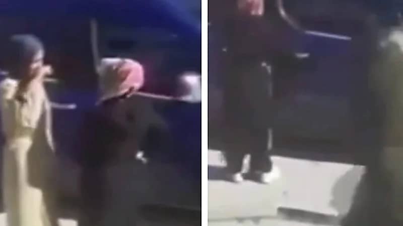 مشهد صادم لتركي يختطف فتاة بعد رفضها الزواج منه .. فيديو