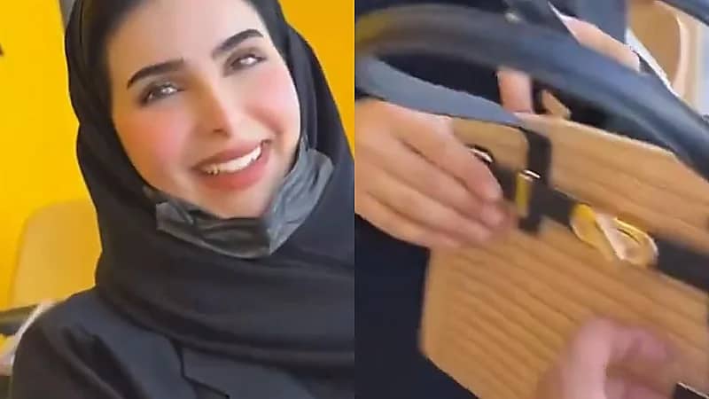 صالحة القحطاني تستعرض مشتريات زوجها لها والأخير يعلق   .. فيديو