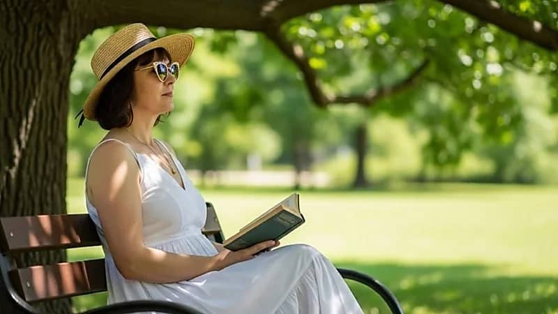 امرأة تتعرض لكسر مفاجئ أثناء النوم بسبب تجنب أشعة الشمس