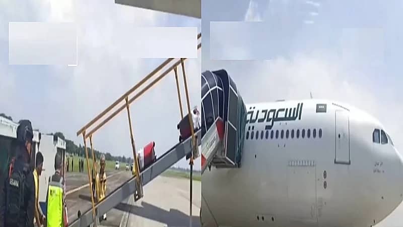 ‏بلاغ جديد بوجود قنبلة على متن إحدى رحلات الخطوط السعودية.. فيديو