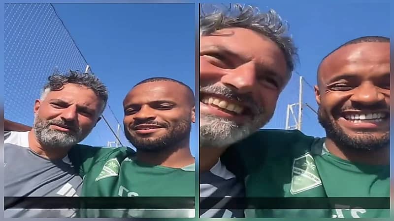 إنجين يانوفا ومجرشي في لقطة طريفة: ماهو امخبر.. فيديو