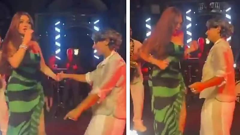 نورة العميري تشعل زفاف دكتورة يومي بوصلة رقص مع هيفاء وهبي.. فيديو