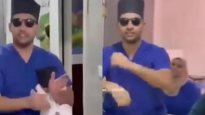 نقابة الأطباء تحقق مع طبيب نساء ظهر وهو يرقص أثناء عملية ولادة .. فيديو