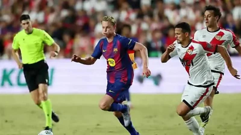 برشلونة يتعثر بالتعادل أمام رايو فاييكانو في الدوري الإسباني