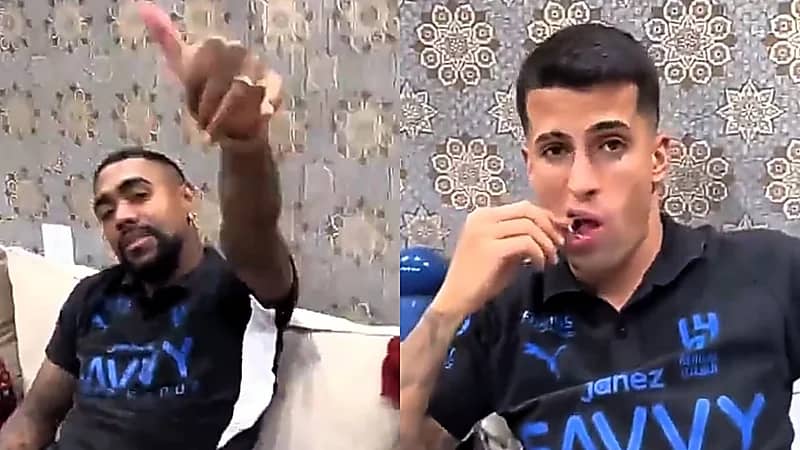 كانسيلو ومالكوم يوجهان تحية لجماهير الهلال باللغة العربية  ..  فيديو