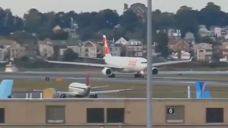 إلغاء إقلاع طائرة إيرباص A330 سويسرية بسبب مشكلة تقنية .. فيديو