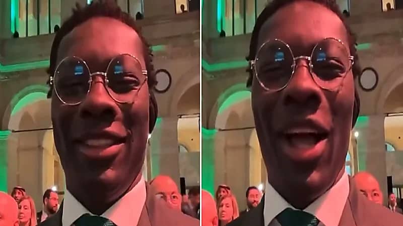 غوميز يشارك السعوديين احتفالات اليوم الوطني في باريس .. الفيديو