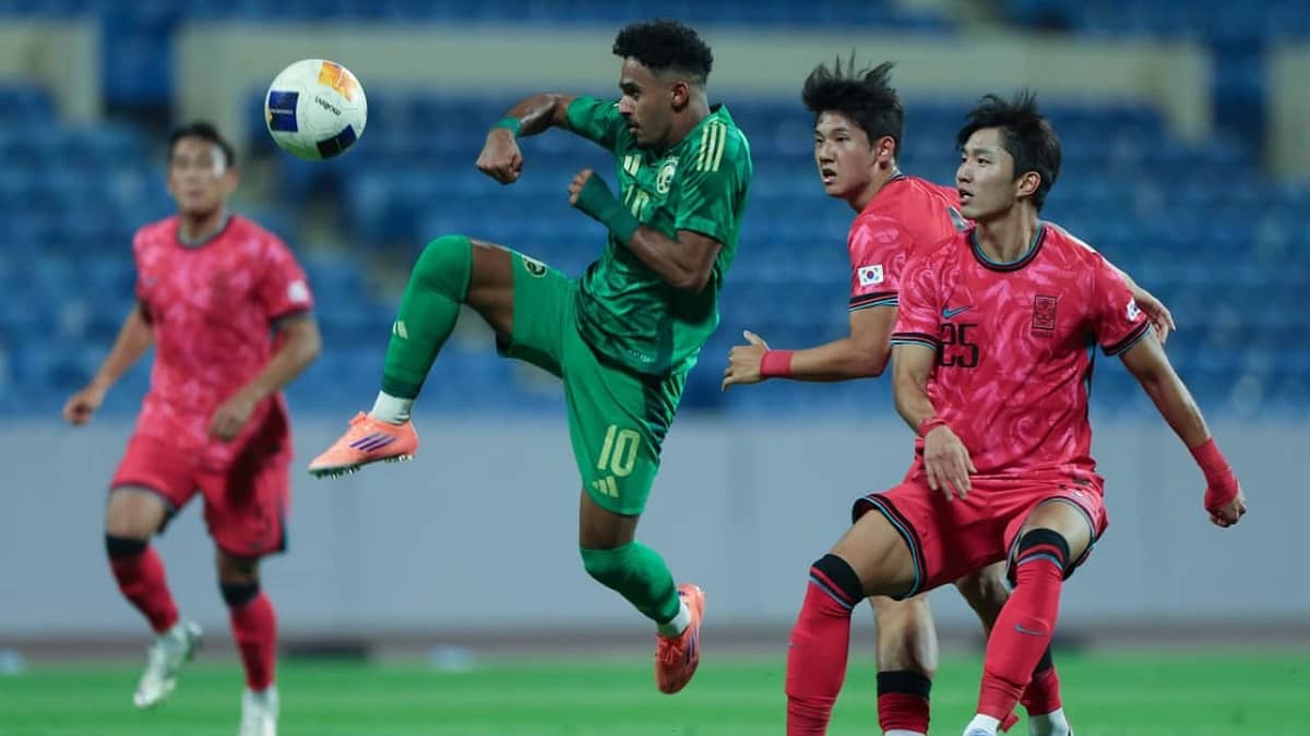 الأخضر تحت 23  يكتسح كوريا الجنوبية برباعية