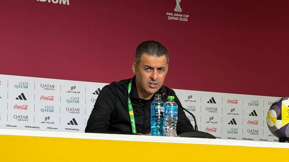 مدرب فلسطين يهنئ الأخضر: مباراة قوية ونتقبل الخسارة بروح رياضية