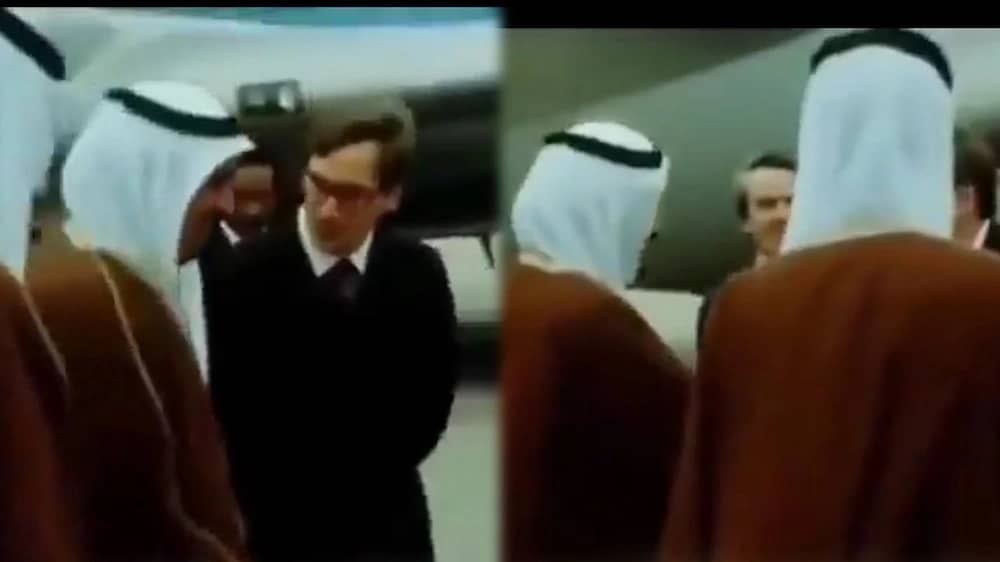 مقطع نادر للملك فهد خلال  زيارته لبريطانيا قبل 50 عام