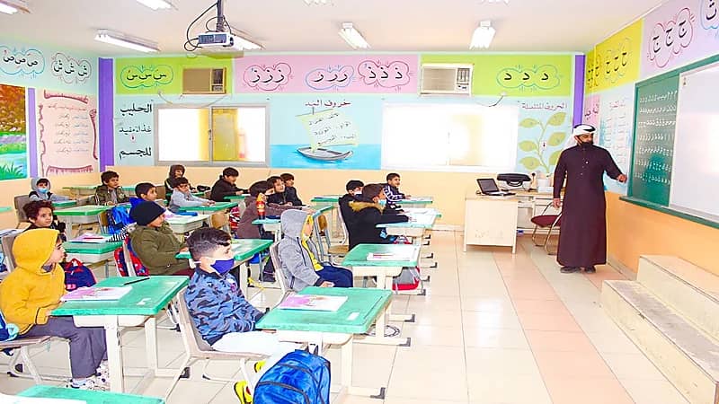 بالصور.. عودة حضورية كاملة لـ 200 ألف طالب وطالبة في تعليم تبوك