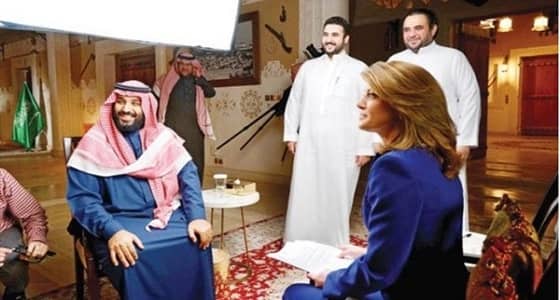 بعد قليل.. " CBS " تبث لقاء ولي العهد مباشرة