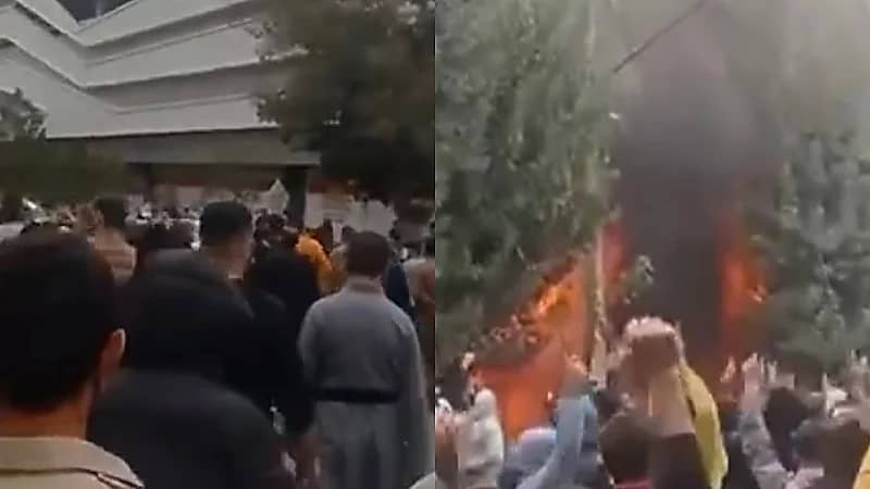 بالفيديو.. ثوار مهاباد يقتحمون 5 مقرات حكومية ويسيطروا عليها