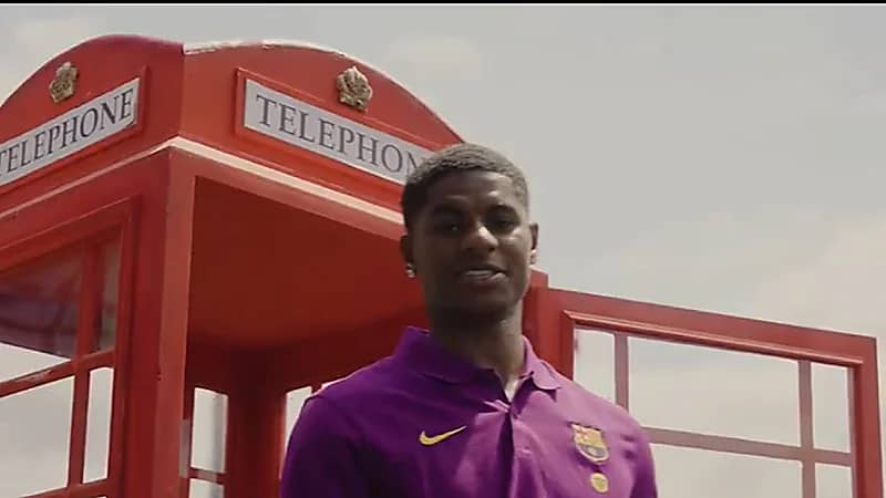 برشلونة يعلن تعاقده مع راشفورد ..فيديو