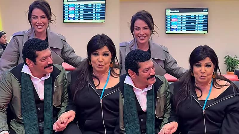 فيفي عبده تتعرض لـ موقف محرج بسبب اسم صبا مبارك .. فيديو