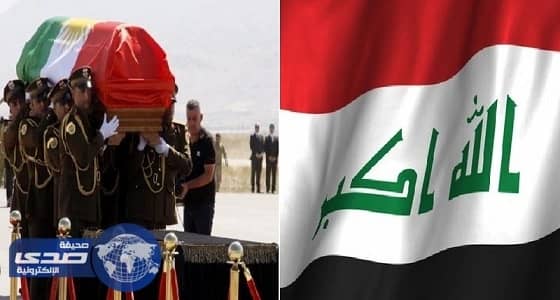 قصة تغطية جثمان " طالباني " بعلم كردستان