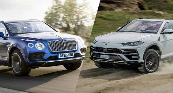 بالأرقام .. مقارنة تفصيلية بين بنتلي بنتايجا ولامبورجيني أوروس