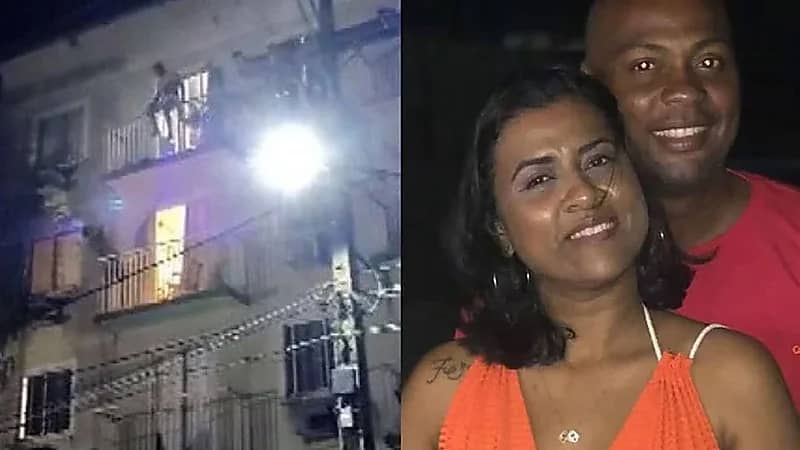 لحظة قيام برازيلي بقتل زوجته بالمطرقة أمام الجيران..فيديو