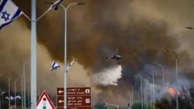 حرائقٌ تعم إسرائيل وحادث دهس يشل قطارات تل أبيب