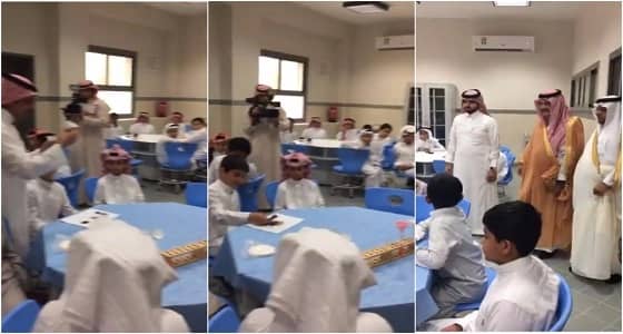 بالفيديو.. تجربة علمية بمدرسة تلفت انتباه الأمير مشعل