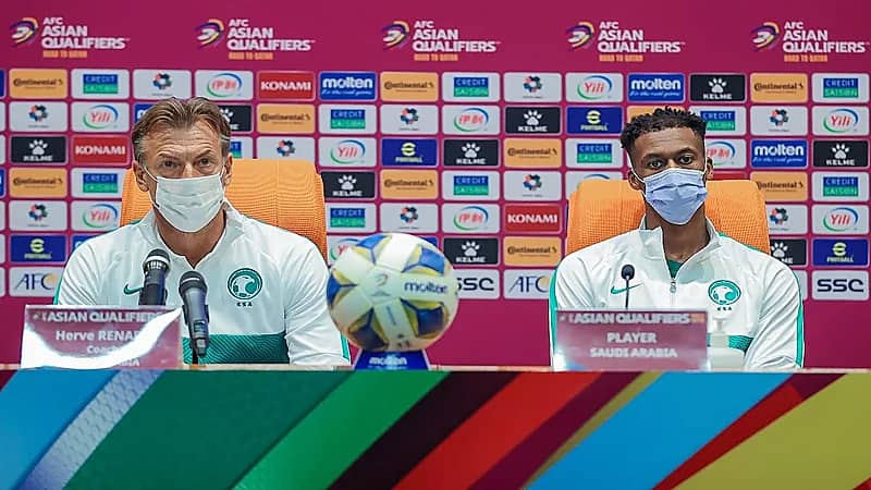 رينارد: أمامنا مباراة هامة ونتطلع لدعم الجماهير الغفيرة لتجاوز اليابان