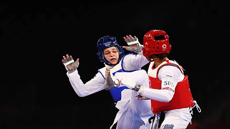 بالفيديو.. المصرية هداية ملاك تحصد الميدالية البرونزية في التايكندو بطوكيو