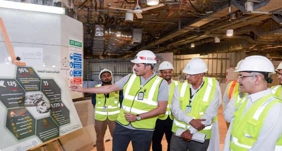 شاهد.. وزير المالية يتفقد مشاريع الحرم المكي