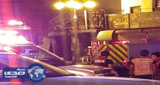 بالفيديو و الصور.. حريق هائل قرب مهرجان تبوك