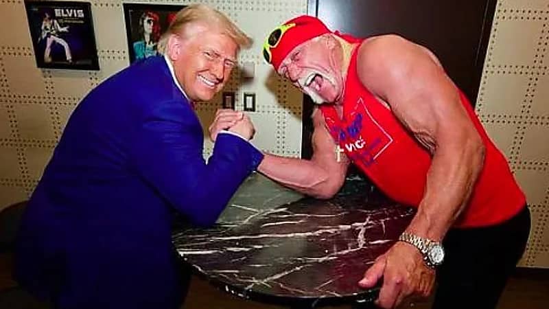 ترامب بعد رحيل هالك هوجان: كان قلبه كبيرًا وداعمًا لحملتي.. صورة