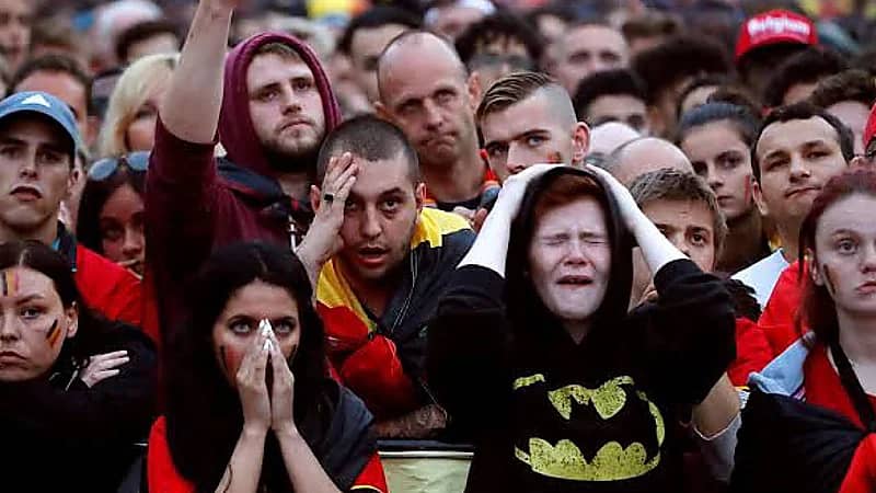 ‎جماهير بلجيكا تطالب برحيل مدرب منتخبهم غريم كورتوا