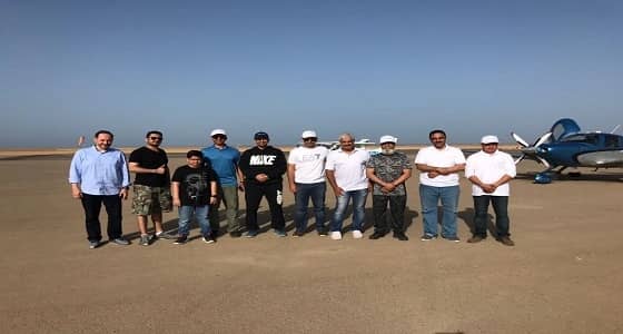 بالصور.. نادي الطيران السعودي يختتم رحلة فوق هام السحب