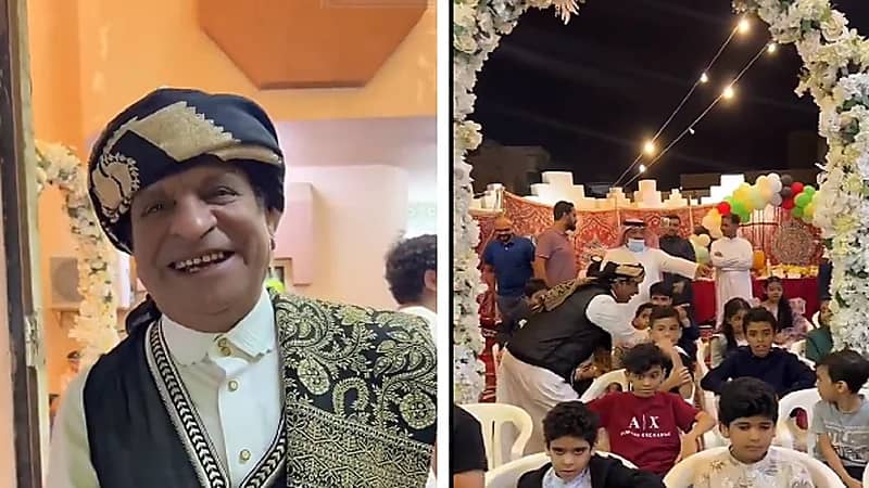 أب يجمع الأطفال للاحتفال بزواج ابنه في ينبع .. فيديو