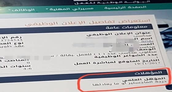 بالصورة.. إعلان وظيفي للعمل في " بقالة " يثير موجة من السخرية