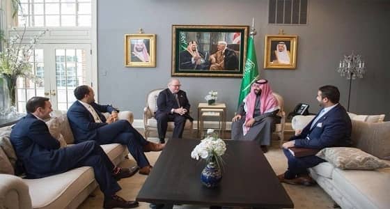 ولي العهد يستقبل أعضاء من النواب الأمريكي لبحث العلاقات بين البلدين