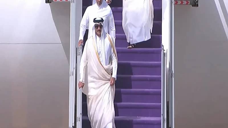 وصول أمير قطر إلى الرياض.. فيديو
