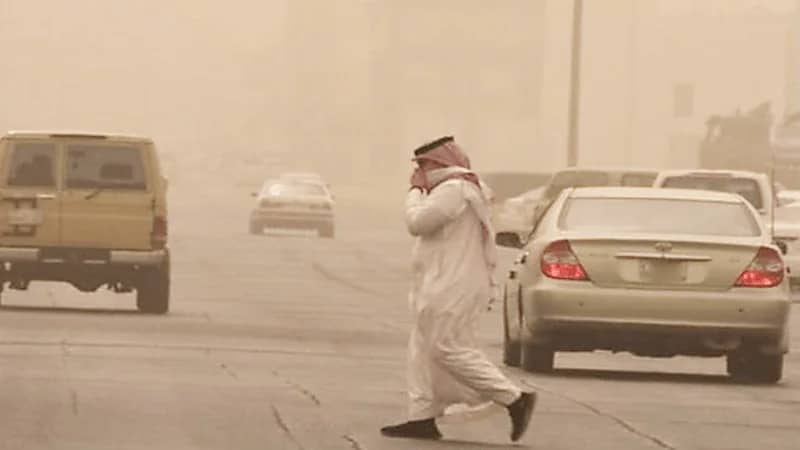 عوالق ترابية على محافظات المويه وتربة والطائف