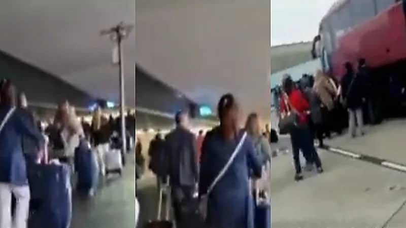 فيديو..لحظة هروب مرتزقة الملالي إلى النمسا