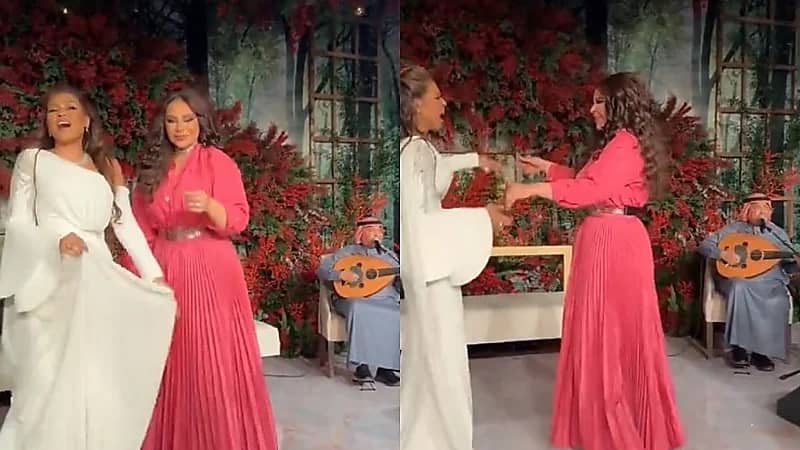 ‏محمد عبده وأحلام ووعد في حفل أحد الزواجات .. فيديو