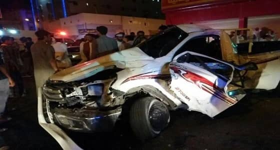 إصابة 5 أشخاص في حادث مروري بالطائف