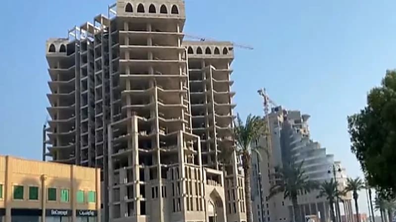 بالفيديو .. عمائر ضخمة مهملة ومتعثرة في حاضرة الدمام