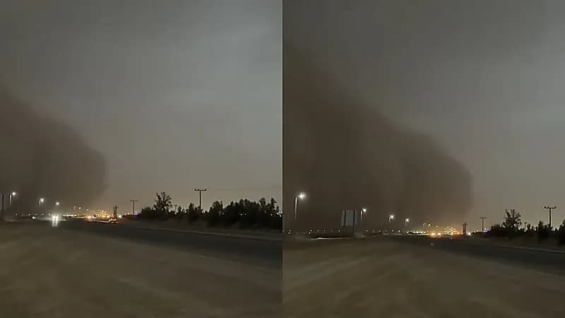 الزعاق يحذر من موجة غبار كثيفة: سكروا الدرايش يا أهل بريدة .. فيديو