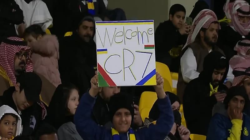 فيديو..طفل نصراوي يرحب بكريستيانو رونالدو على طريقته