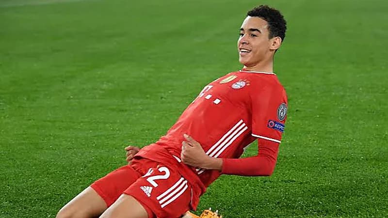 روديغر يرغم موسيالا على تقليد احتفال بيلينغهام