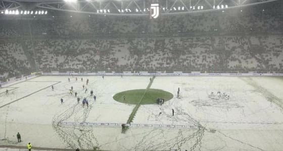 تأجيل لقاء يوفنتوس وأتالانتا لتساقط الثلوج