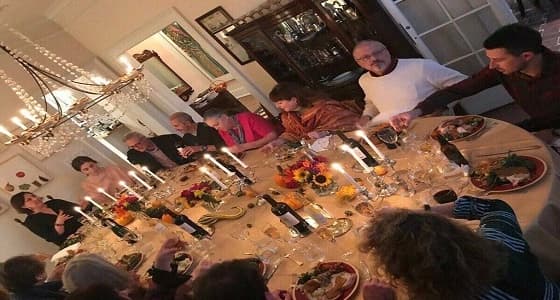 بعشاء فاخر.. " جمال خاشقجي " يتضامن مع القدس