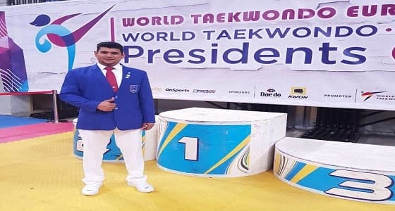 حكم سعودي يقود منافسات أوروبا للتايكوندو