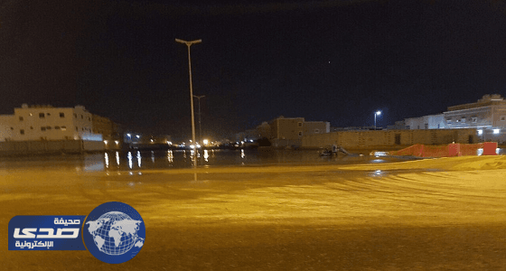 انحسار الماء فى الحى الثالث بضاحية الملك فهد